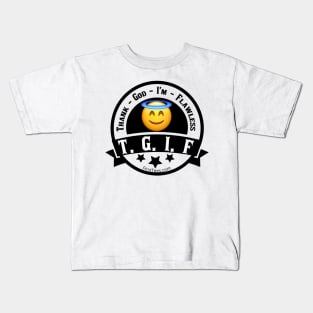 Thank God I’m Flawless Kids T-Shirt